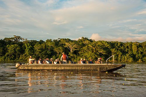 sailing through the Peruvian Amazon